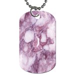 pink_marble Dog Tag (One Side)