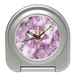 pink_marble Travel Alarm Clock