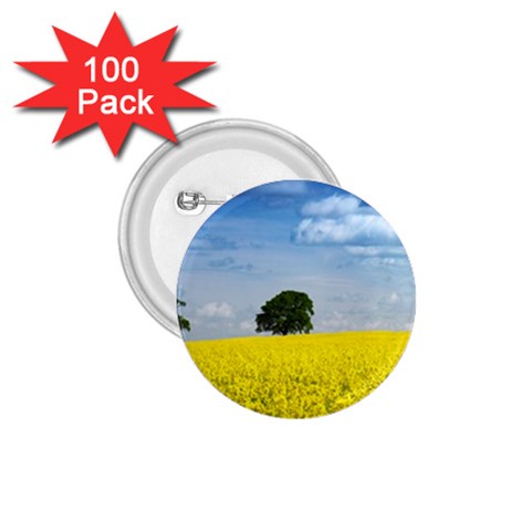 Tree in field 1.75  Button (100 pack)  from UrbanLoad.com Front