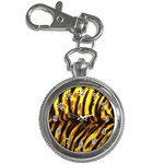 Tiger Pattern Key Chain Watch
