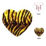 Tiger Pattern Playing Cards (Heart)