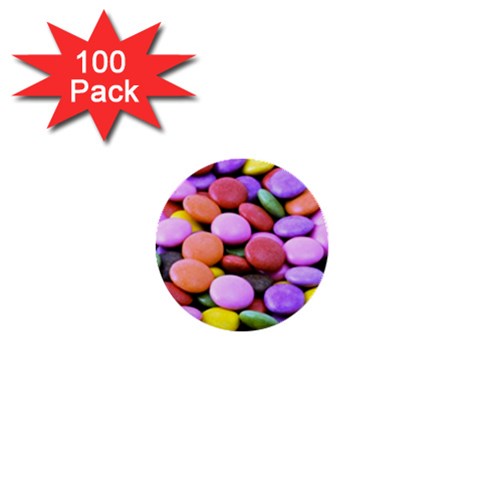 Sweet bonbons 1  Mini Button (100 pack)  from UrbanLoad.com Front