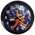 Star Wall Clock (Black)