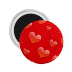 Red hearts 2.25  Magnet