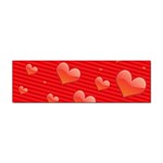 Red hearts Sticker Bumper (100 pack)