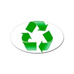 Recycle sign Sticker (Oval)