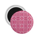 Pink and white background 2.25  Magnet