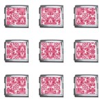 Pink and white background Mega Link Italian Charm (9 pack)