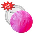 Pink Feather 2.25  Button (100 pack)