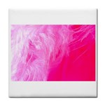 Pink Feather Face Towel