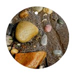 Pebbles on the beach Ornament (Round)