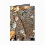 Pebbles on the beach Mini Greeting Card
