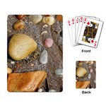 Pebbles on the beach Playing Cards Single Design