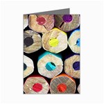 Pencil ends Mini Greeting Cards (Pkg of 8)