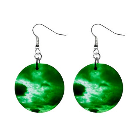 Night Vision 1  Button Earrings from UrbanLoad.com Front