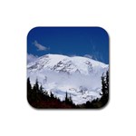 Mount Rainier Rubber Coaster (Square)