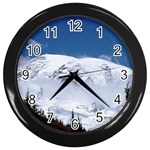 Mount Rainier Wall Clock (Black)