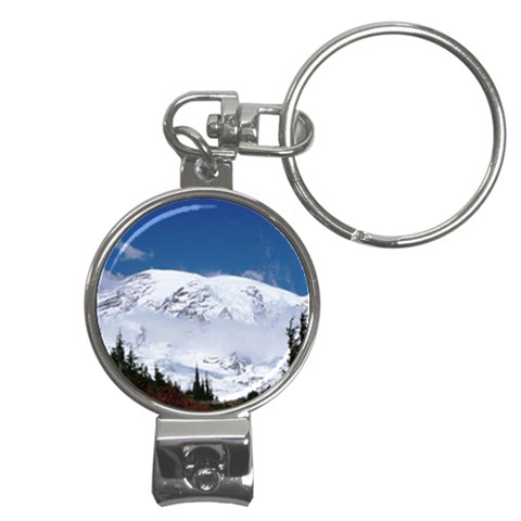 Mount Rainier Nail Clippers Key Chain from UrbanLoad.com Front