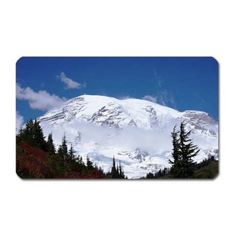 Mount Rainier Magnet (Rectangular) from UrbanLoad.com Front