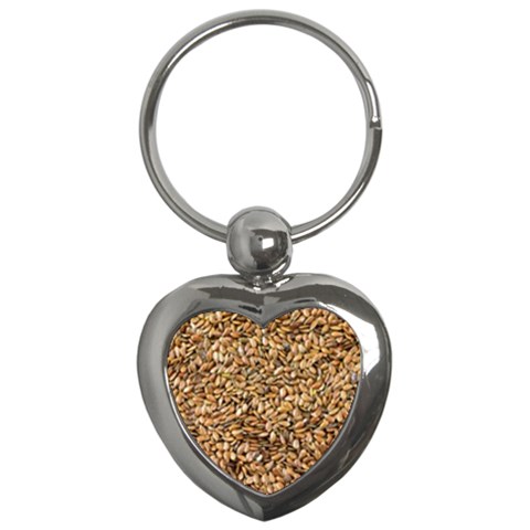 Linen Seeds Key Chain (Heart) from UrbanLoad.com Front