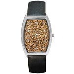 Linen Seeds Barrel Style Metal Watch