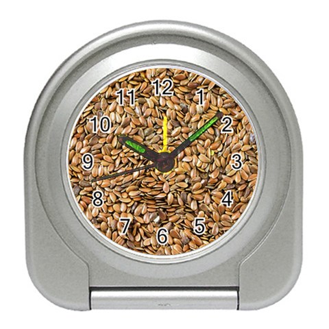 Linen Seeds Travel Alarm Clock from UrbanLoad.com Front