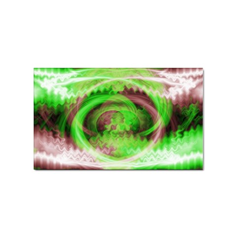Hypnotic Fractal Sticker (Rectangular) from UrbanLoad.com Front