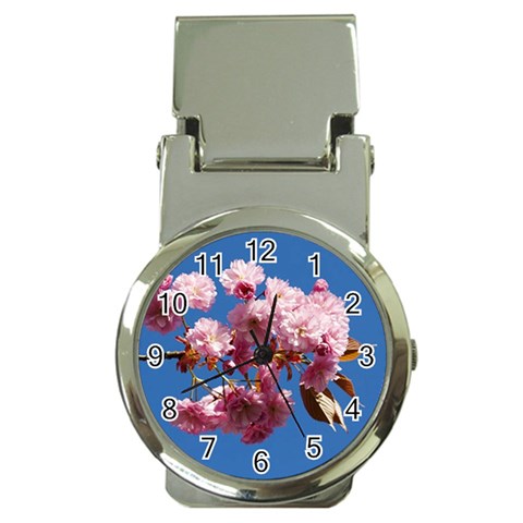 Japanese flowering cherry Money Clip Watch from UrbanLoad.com Front