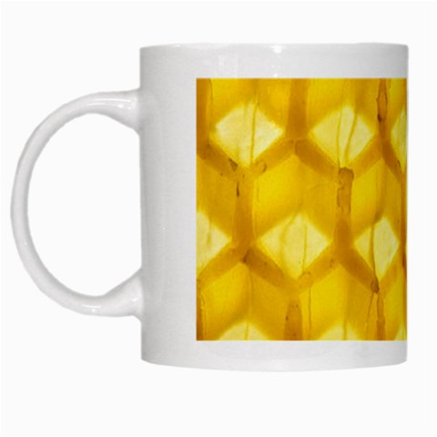 Honeycomb macro White Mug from UrbanLoad.com Left