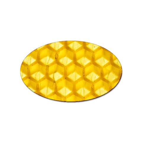Honeycomb macro Sticker Oval (100 pack) from UrbanLoad.com Front