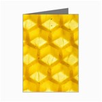 Honeycomb macro Mini Greeting Card