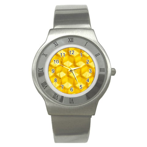 Honeycomb macro Stainless Steel Watch from UrbanLoad.com Front