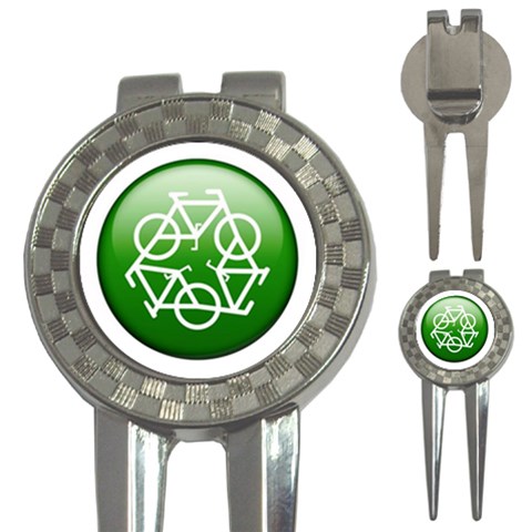 Green recycle symbol 3 Front