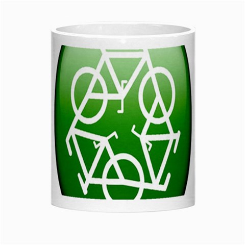 Green recycle symbol Morph Mug from UrbanLoad.com Center