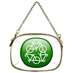 Green recycle symbol Cosmetic Bag (One Side)