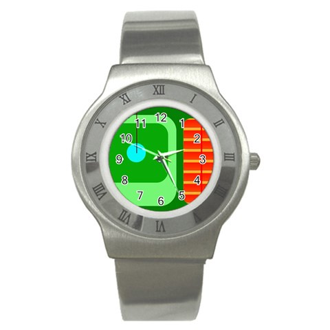 Golfers Dream Stainless Steel Watch from UrbanLoad.com Front