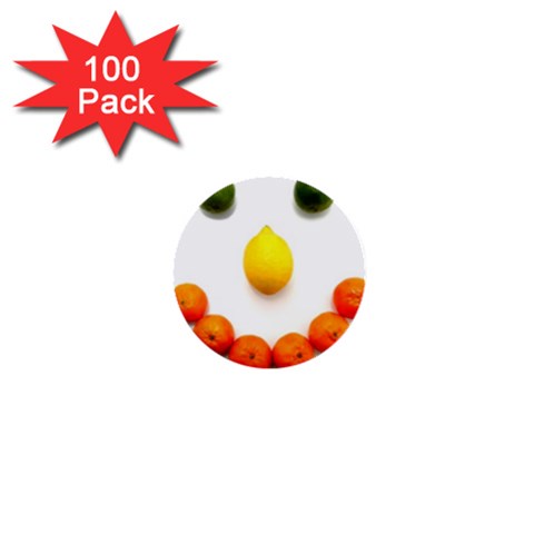 Fruit smile 1  Mini Button (100 pack)  from UrbanLoad.com Front