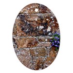 Flowers on the wall Ornament (Oval)