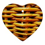 Basket Up Close Ornament (Heart)