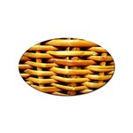 Basket Up Close Sticker (Oval)