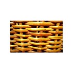 Basket Up Close Sticker Rectangular (10 pack)