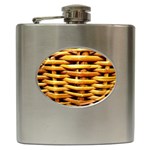 Basket Up Close Hip Flask (6 oz)