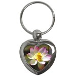 Lotus Flower Long   Key Chain (Heart)