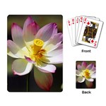 Lotus Flower Long   Playing Cards Single Design