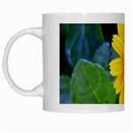 A Yellow Flower  White Mug