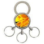Yellow Sunflower 1   3-Ring Key Chain