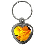 Yellow Sunflower 1   Key Chain (Heart)