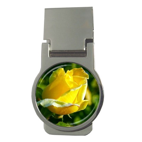 Yellow Rose  Money Clip (Round) from UrbanLoad.com Front