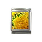 Yellow Flower Stars   Italian Charm (13mm)