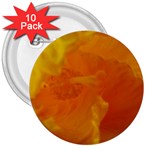 Yellow Flower Front  3  Button (10 pack)